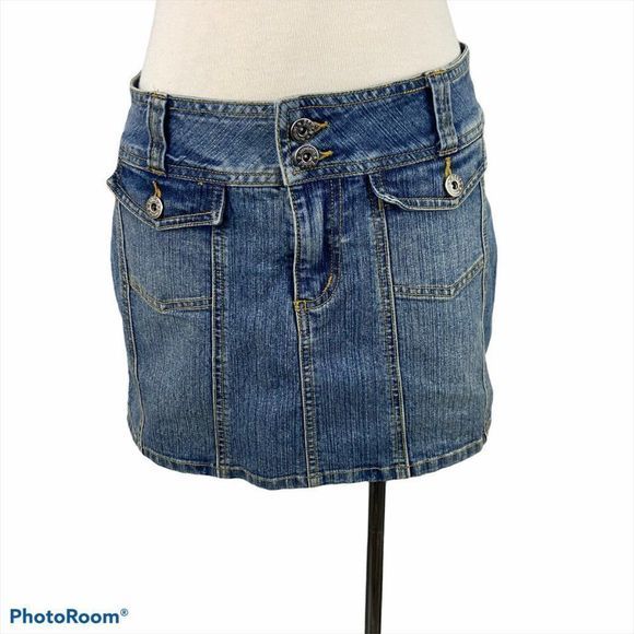 🌿4/$35🌿BONGO Denim Mini‎ Skirt - Picture 10 of 10
